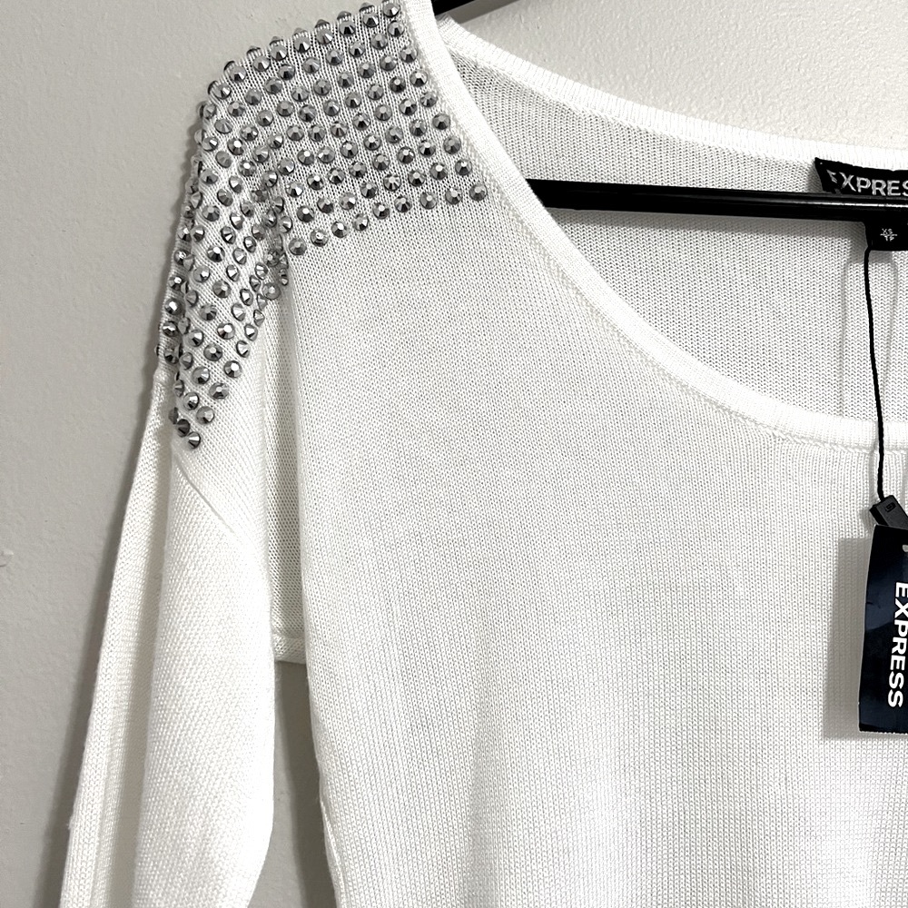 NWT EXPRESS studded sweater